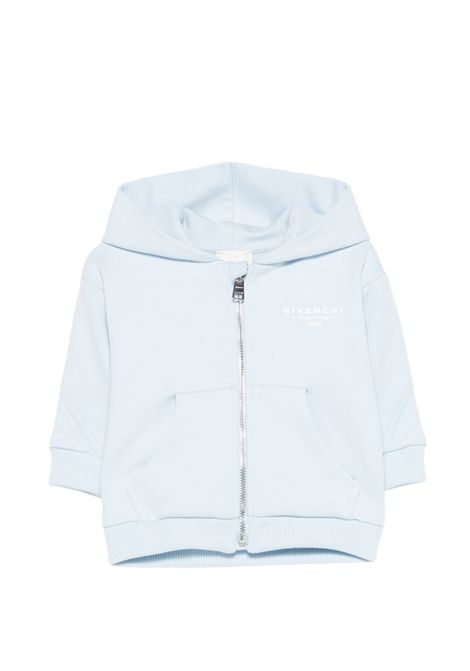 Felpa con logo e cappuccio GIVENCHY KIDS | H3119577L